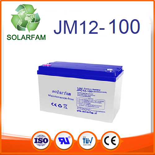 AGM Solarfam 12V 100Ah solar battery - All in solar energy