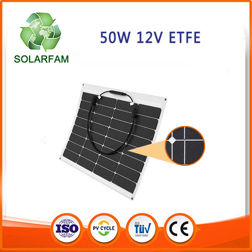 50W ETFE semi-flexibel zonnepaneel SOLARFAM-