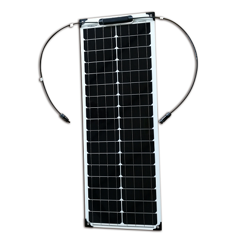 50W 12V long kit panneau solaire flexible avec contrôleur MPPT 10A-